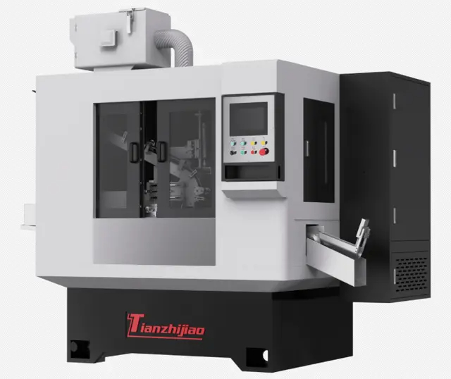 Rectificadora sin centro Cnc cilíndrica rotativa de precisión de vacío automática de 5 ejes